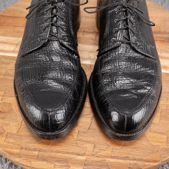 Vtg Men's Footjoy Classics Genuine Sharkskin Split Toe Oxford Size 10.5 A/C - Picture 4 of 11